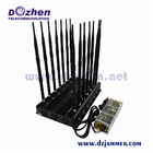 Adjustable CDMA 5G Wireless Signal Jammer 36 Watt Cell Phone WiFi Jamming Device signal