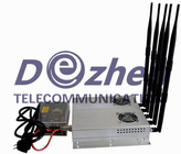 5 Antenna 25W High Power 3G Cell phone &amp; WiFi Jammer with Outer Detachable Power Supply