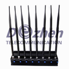 8 Bands Adjustable Powerful 3G 4G Cellphone Jammer &amp; UHF VHF GPS WiFi Jammer