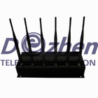 3G/4G High Power Cell phone Jammer with 6 Powerful Antenna ( 4G LTE + 4G Wimax )