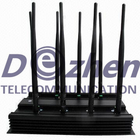 16W Power Cell Phone Signal Jammer USA Version Eight Bands 50m Range
