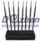 High Power WiFi Gps Signal Jammer Blocker , Lojack Handheld Cell Phone Jammer UHF VHF