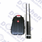 Battery Built In 5 Bands Max 130W VHF UHF Mobile Phone Backpack signal Jammer Built-in Battery