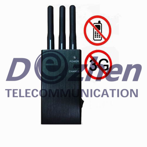 5-Band Portable 3G Cell Phone Signal Jammer