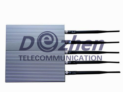 5 Antenna Cell Phone jammer(3G,GSM,CDMA,DCS,PHS)