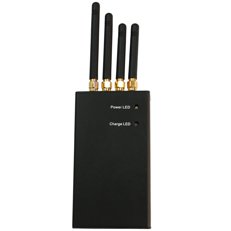 DCS / PHS 30dBm Cellular Signal Jammer Hand Held Cell Phone Jammer For Meeting Room