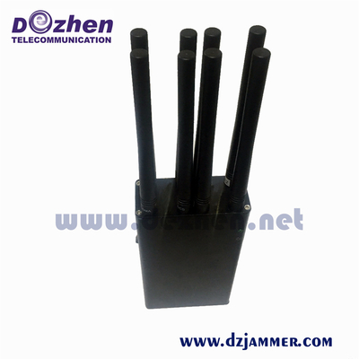 8 Antenna Handheld Jammers WiFi GPS L1 L2 L5 and 2G 3G 4G All Phone Signal Jammer