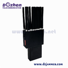 Handheld 18 Antennas Powerful 3G 4G 5g Phone Jammer WiFi UHF VHF GPS L1/L2/L5 Lojack Remote Control All Bands Jammer