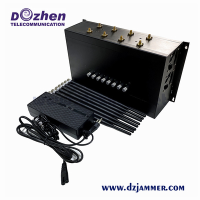 5G Signal Jammer GSM 3G 4G All Cell phone Signal Jammer With Built In Battery device to jam cell phone signals