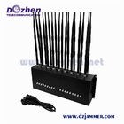 18 Bands 5G Jammer GPS GSM 3G 4G 5G All Cell phone Signal Jammer With Built In Battery