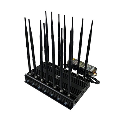 Adjustable CDMA 5G Wireless Signal Jammer 36 Watt Cell Phone WiFi Jamming Device signal