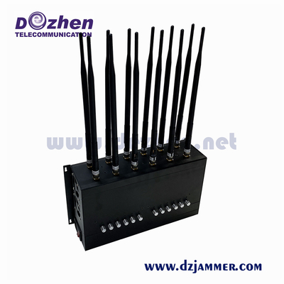 Indoor 4G 5G Walky-Talky GPS Mobile Phone Signal Jammer cell phone signal scrambler WIFI signal Jammer