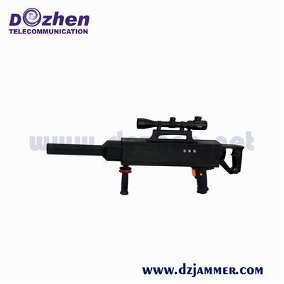 Security Defense Drone Jamming Device Gun Shape IR Laser Telescope IP55 Waterproof Security Defense