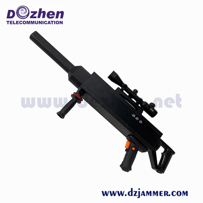 Security Defense Drone Jamming Device Gun Shape IR Laser Telescope IP55 Waterproof Security Defense