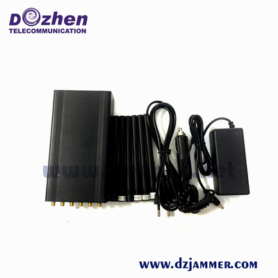 Pocket Size Mobile Phone Signal Jammer With 4000mAh Built - In Battery