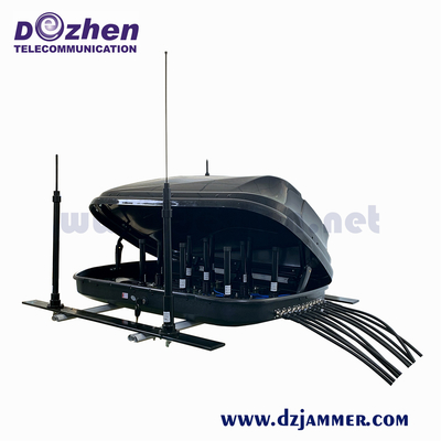Professional Wire Control Car Signal Jammer With VIP Convoy Protection