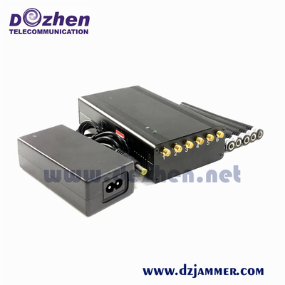 Handheld 6 Bands Portable GPS Jammer (GPS L1/L2/L3/L4/L5) and GLONASS L1/L2