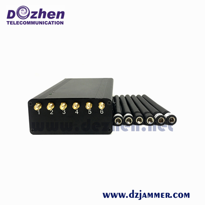 Handheld 6 Bands Portable GPS Jammer (GPS L1/L2/L3/L4/L5) and GLONASS L1/L2