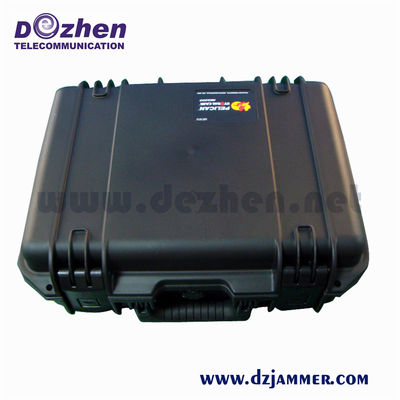 Military Vehicle Bomb Jammer Portable Frequency omnidirectional antennas Cell Phone Signal Jammer