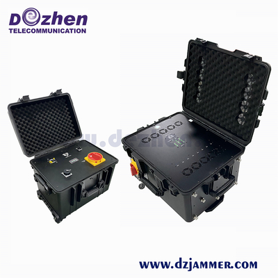 Portable DDS High Power Cell Phone Vehicle Bomb Signal Jammer