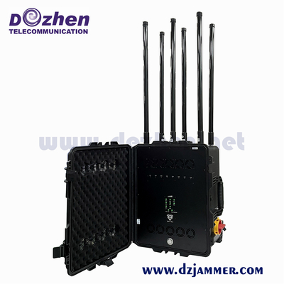 Portable DDS High Power Cell Phone Vehicle Bomb Signal Jammer