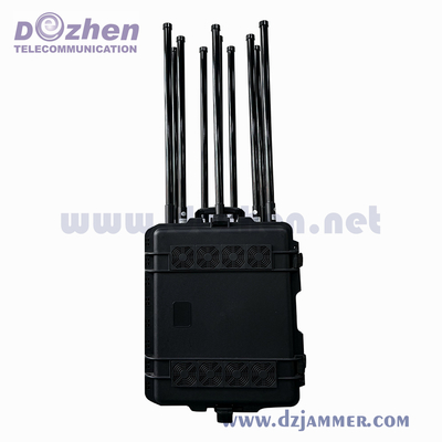 VCO Synthesized 6000MHz 800 Meters Military Bomb Jammer device to jam cell phone signals