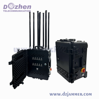 VCO Synthesized 6000MHz 800 Meters Military Bomb Jammer device to jam cell phone signals