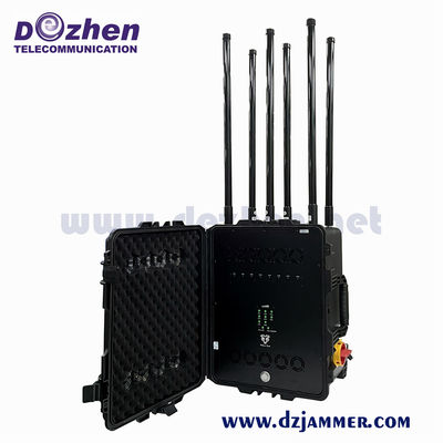 Directional Antenna 180W 6 Bands Drone Signal Blocker signal jamming