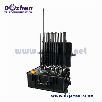 Prison Cell Phone Drone Signal Jammer High Power PLL Synthesized Signal Source