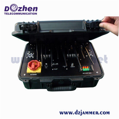 Military Vehicle Bomb Jammer Portable Frequency omnidirectional antennas Cell Phone Signal Jammer