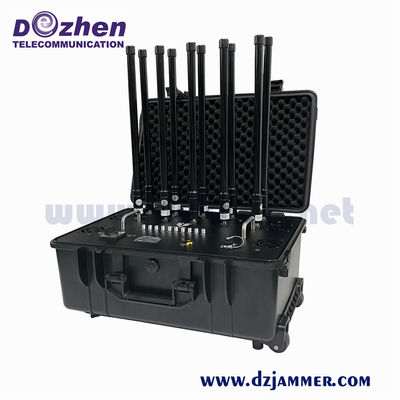 Portable 800 Meters GSM 3G 4G Vehicle Signal Jammer device to jam cell phone signals