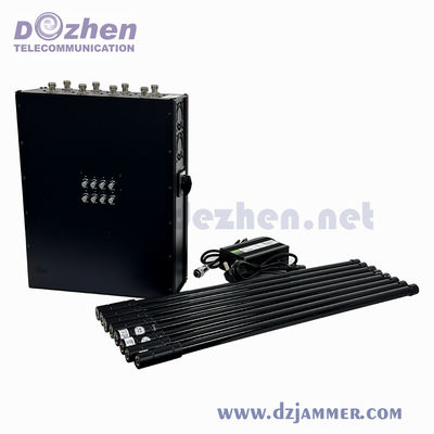 80W VIP Protection Security Backpack Jammer High Power GPS Cell Phone Signal Jammer