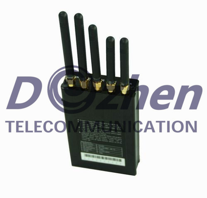 5 Antenna Portable Signal Jammer for GPS, Cell Phone, WiFi