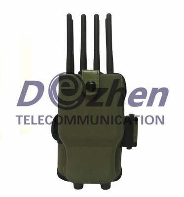 Handheld 8 Bands All CellPhone and WIFI LOJACK GPS Signal Jammer with Nylon Case