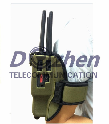 Handheld 8 Bands All CellPhone and WIFI GPS Signal Jammer with Nylon Case