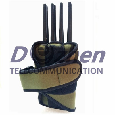 Handheld 8 Bands All CellPhone and WIFI GPS Signal Jammer with Nylon Case