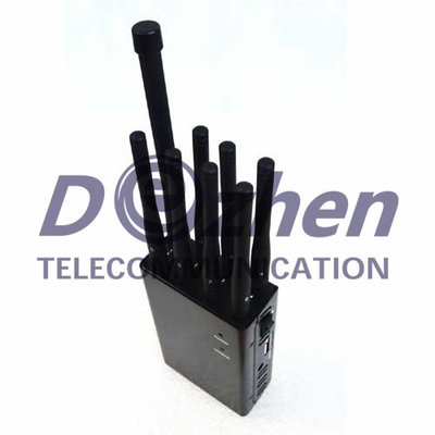 8 Antenna Handheld Jammers GPS Lojack and 3G 4GLTE 4GWimax Phone Signal Jammer