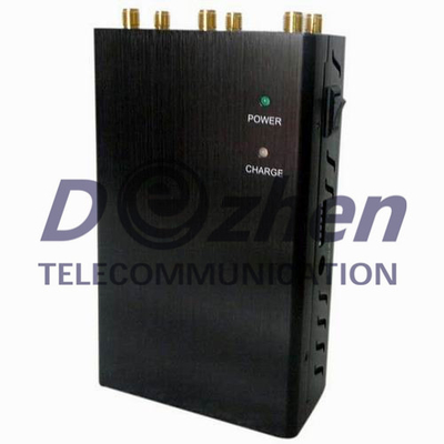 5 Watt All Phone Signal Jammer 6 Antenna GSM CDMA DCS PCS 3G 4G LTE 4GWIMAX