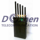 Portable 3G 4G LTE Cell Phone Signal Jammer , Gps Blocking Device 3200mA/H Battery
