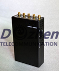 3G Cell Phone Handheld Signal Jammer Customized Frequency With No Cooling Fan