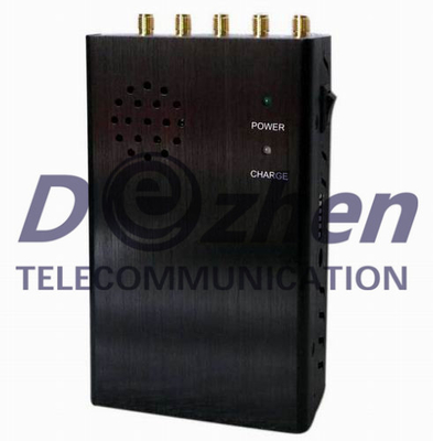 GPS WiFi Cell Phone Signal Jammer With Omni - Directional Antennas 120 x 74 x 29mm