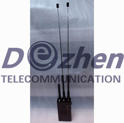 Remote Control Mobile Phone Signal Jammer 315 / 433 / 868MHz 1 Watt Power