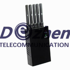 5 Powerful Antenna Mobile Phone Signal Jammer , All Frequency 3g 4g Signal Jammer