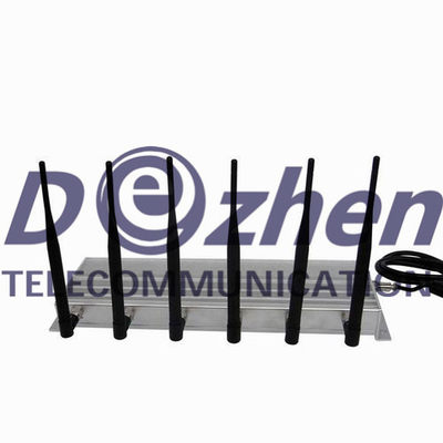 6 Antenna High Power 3G Cell phone &amp; 315MHz 433MHz Jammer