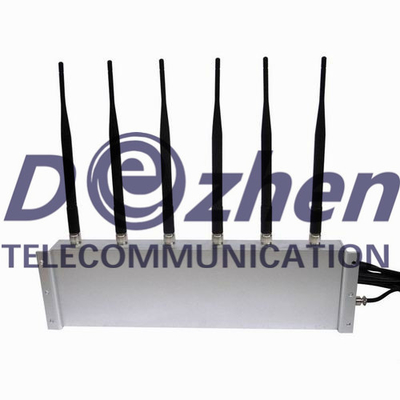 6 Antenna High Power 3G Cell phone &amp; 315MHz 433MHz Jammer