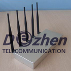 5 Antenna Cell Phone Jammer with Remote Control (3G,GSM,CDMA,DCS)