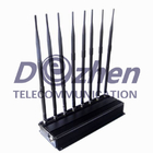 8 Bands Adjustable Powerful 3G 4GLTE 4GWimax Cellphone Jammer &amp; Lojack GPS Jammer