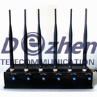 VHF UHF Walkie - Talkie Cell Phone Signal Jammer With 6 Powerful Antenna