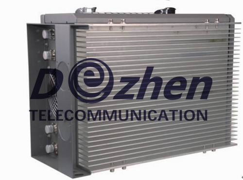 Wireless Software Controlled Mobile Phone Signal Jammer High Power 250W Waterproof