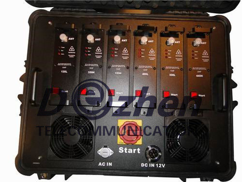 300W High Power VHF UHF NMT CDMA Single Jammer (Waterproof &amp; shockproof design)